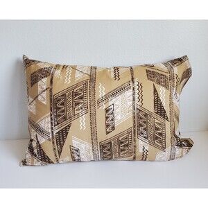 Brown Tapa Pillowcase | Handmade | 100% Cotton